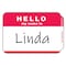 C-Line Products 3-1/2" x 2-1/4" Red HELLO my name is... Name Tags, 100/BX, 10BX/CT 92234-CT - alternate 1